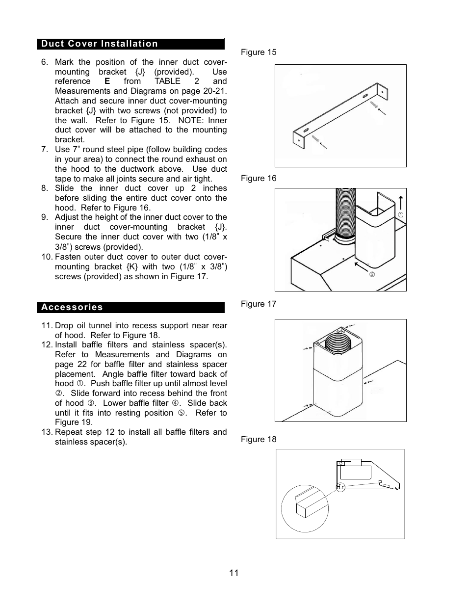 Kobe Range Hoods CH7630SQB User Manual | Page 13 / 109