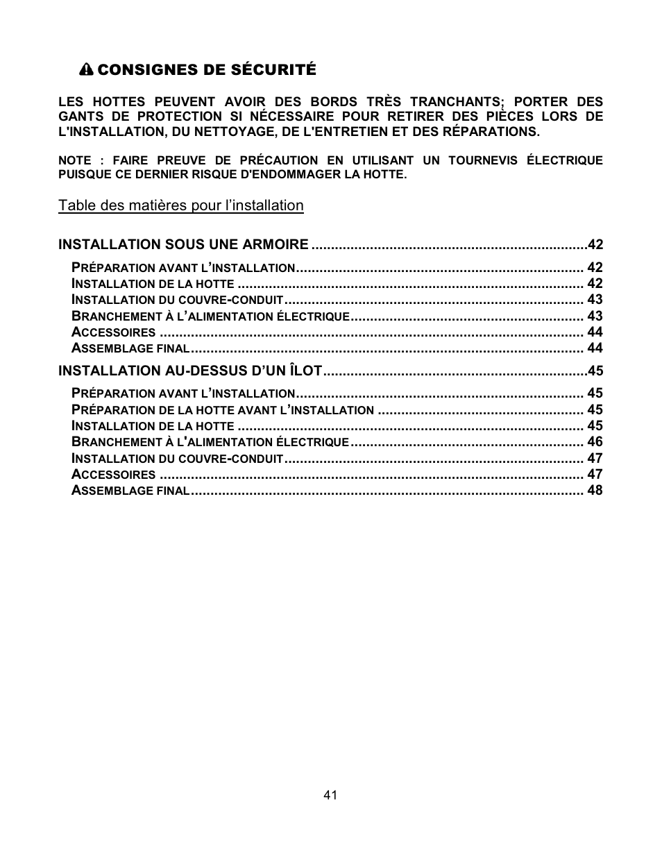 Kobe Range Hoods CH7630SQB User Manual | Page 43 / 109
