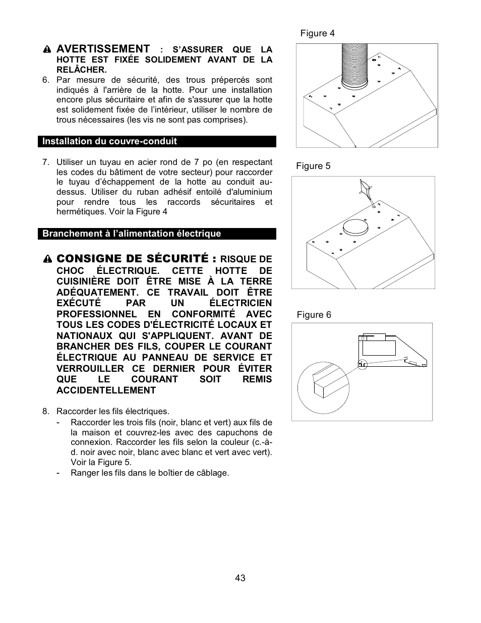 Kobe Range Hoods CH7630SQB User Manual | Page 45 / 109