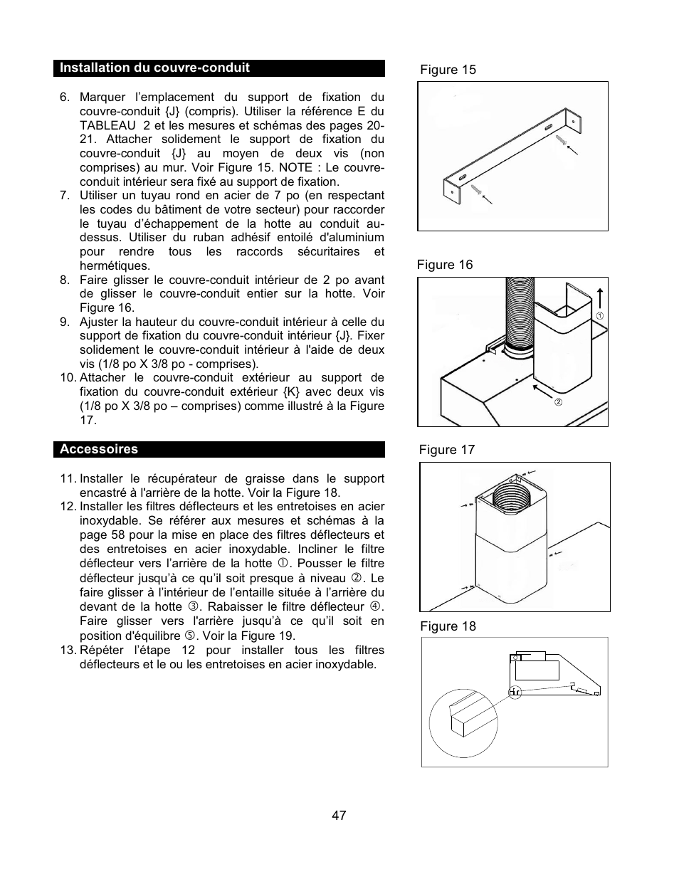 Kobe Range Hoods CH7630SQB User Manual | Page 49 / 109