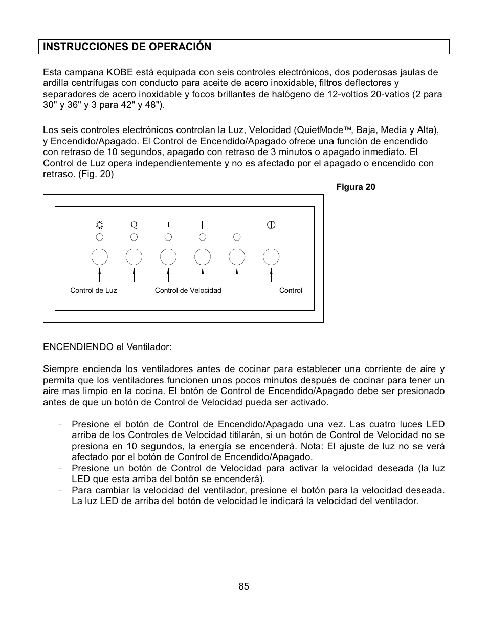 Kobe Range Hoods CH7630SQB User Manual | Page 88 / 109