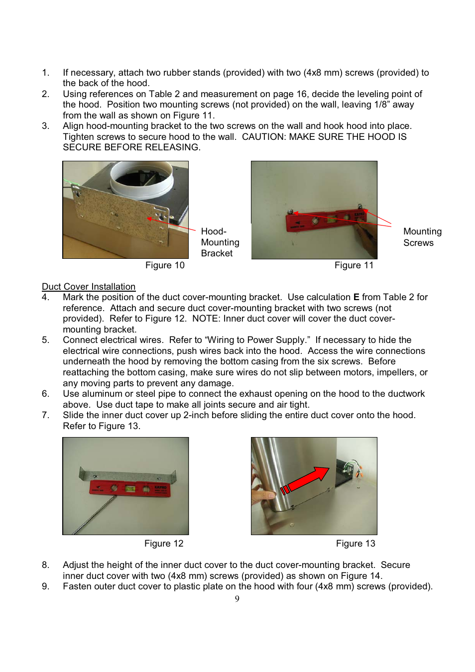 Kobe Range Hoods OIL CONTAINER RA3836SQ User Manual | Page 11 / 79