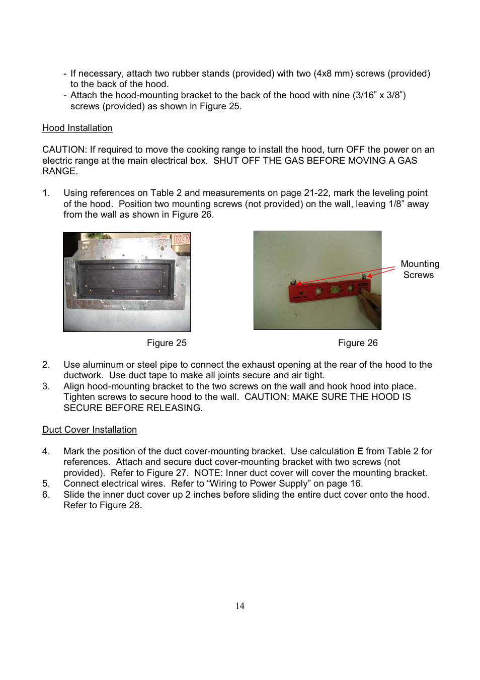 Kobe Range Hoods CH7742SQB User Manual | Page 16 / 108