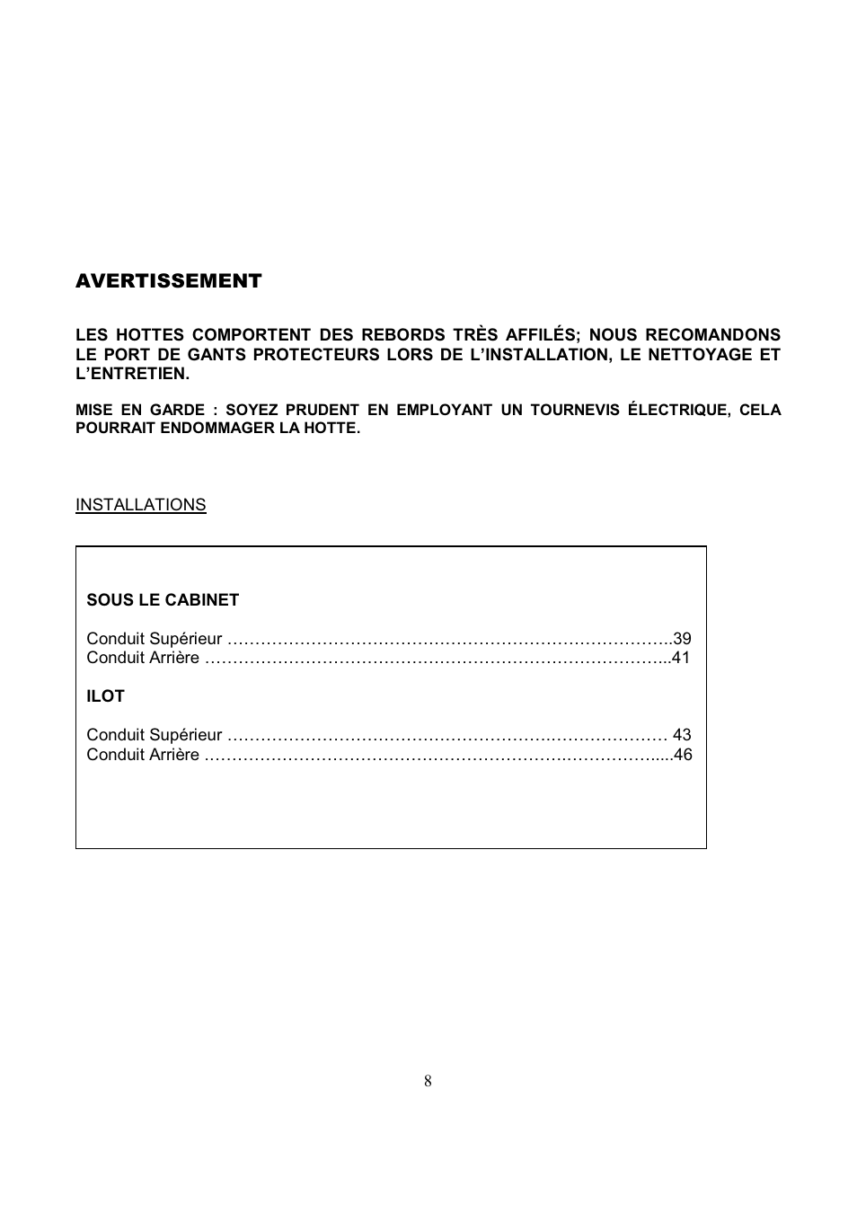 Kobe Range Hoods CH7742SQB User Manual | Page 42 / 108