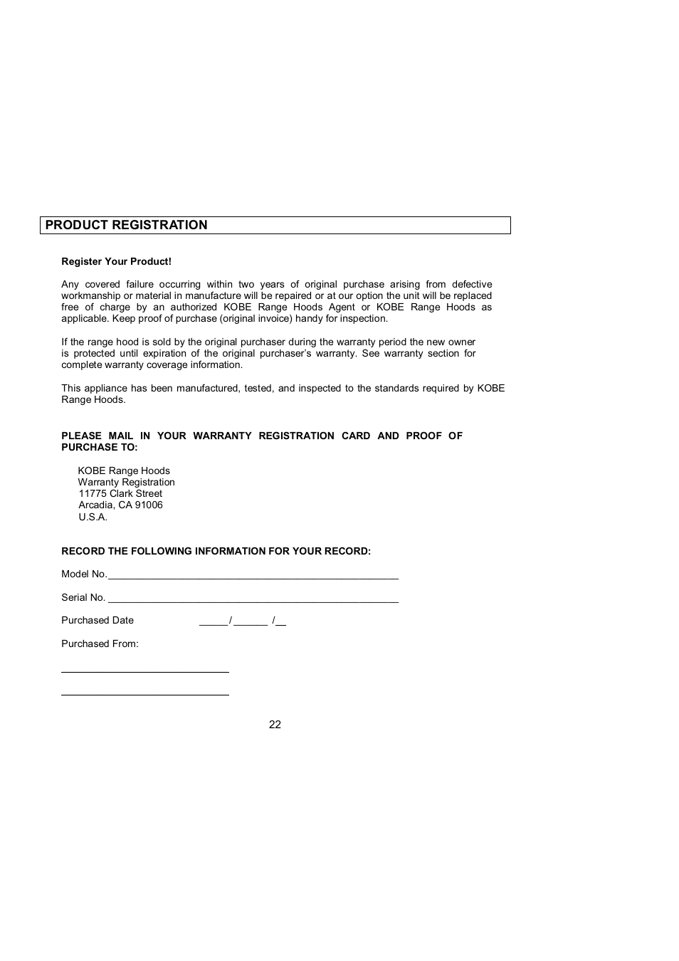 Kobe Range Hoods ISLAND GLASS CANOPY WITH LCD SCREEN IS2442GSB User Manual | Page 24 / 78