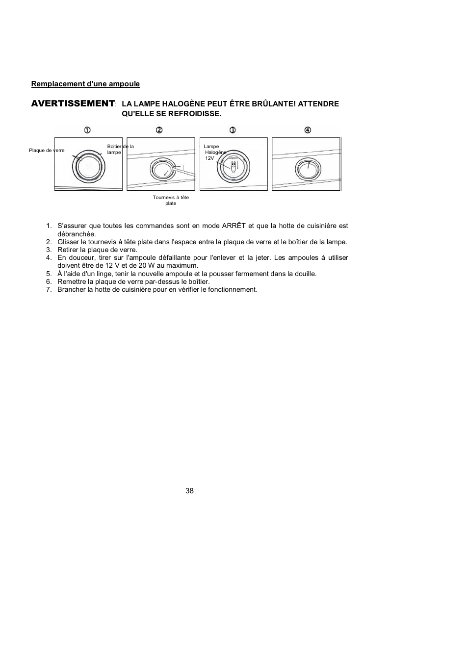 Avertissement | Kobe Range Hoods ISLAND GLASS CANOPY WITH LCD SCREEN IS2442GSB User Manual | Page 40 / 78