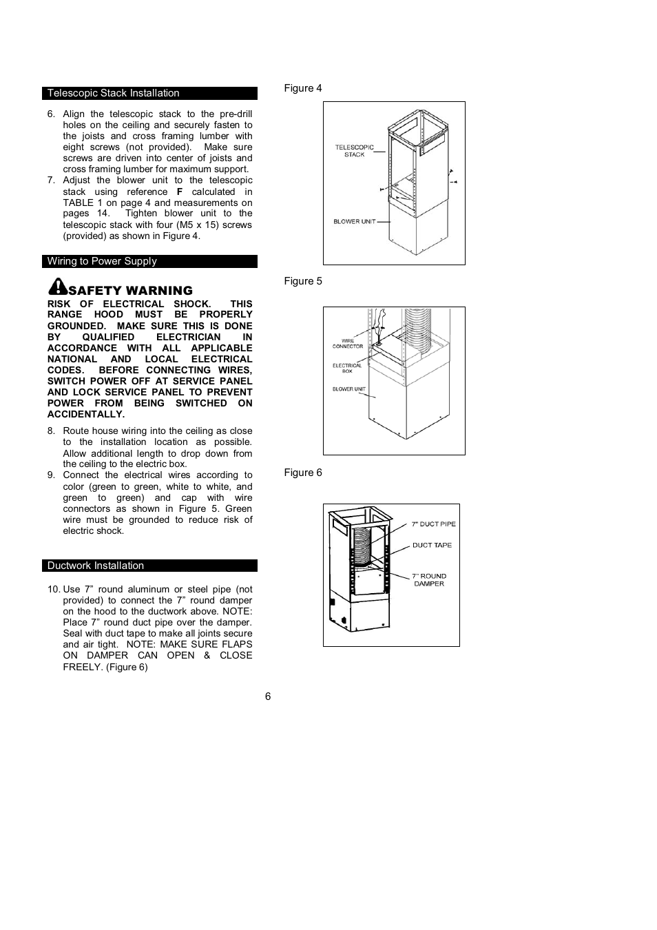 Kobe Range Hoods ISLAND GLASS CANOPY WITH LCD SCREEN IS2442GSB User Manual | Page 8 / 78