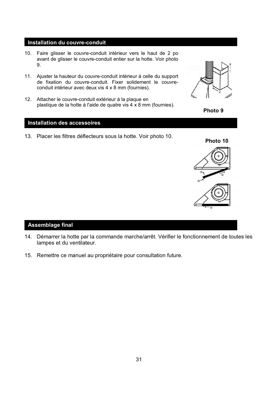 Kobe Range Hoods RA9430SQB User Manual | Page 33 / 71