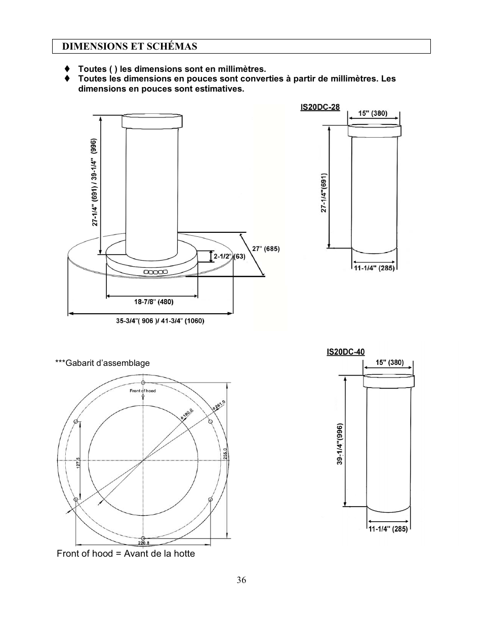 Kobe Range Hoods IS2042GS User Manual | Page 38 / 72