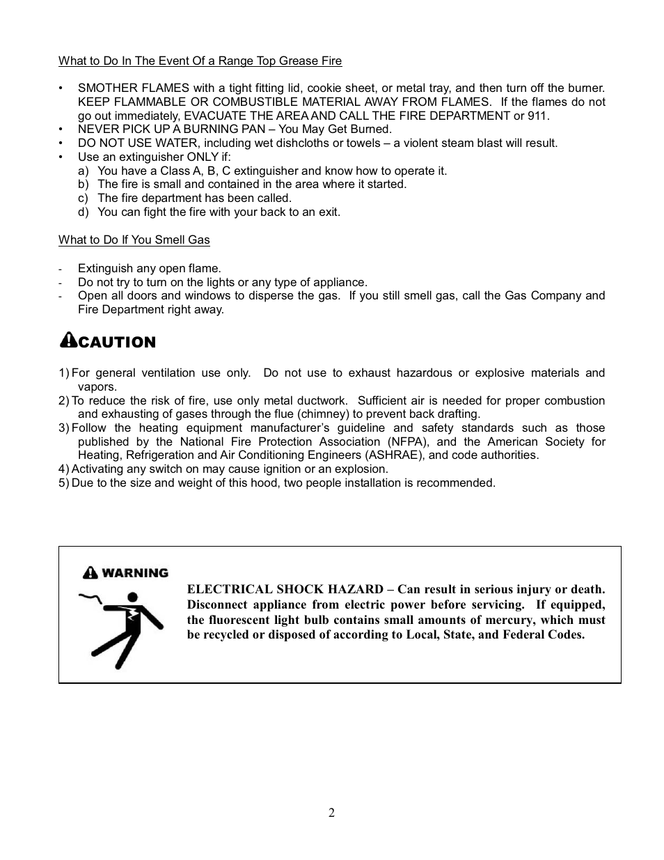 Kobe Range Hoods IS2042GS User Manual | Page 4 / 72