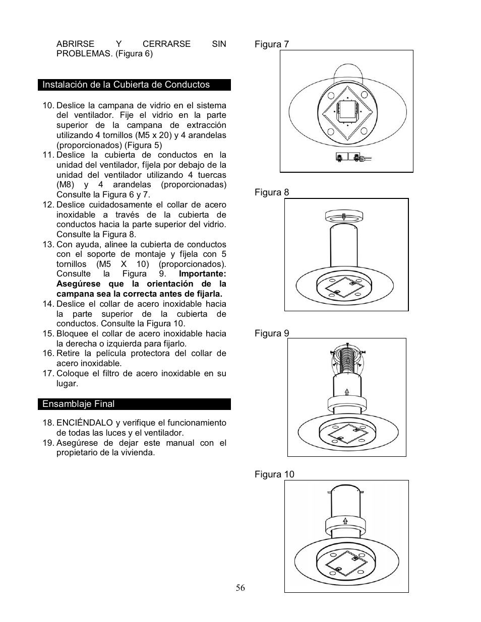 Kobe Range Hoods IS2042GS User Manual | Page 58 / 72