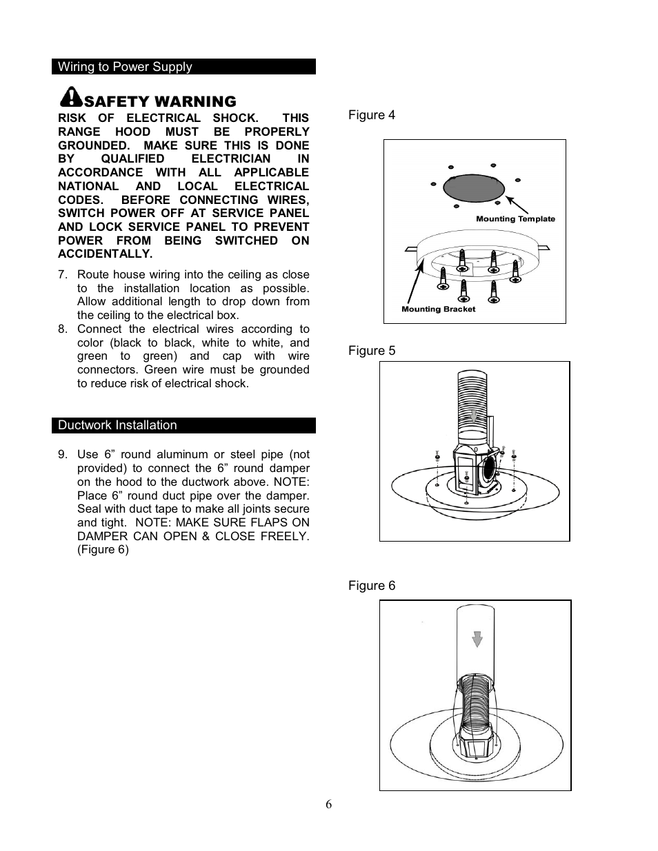 Kobe Range Hoods IS2042GS User Manual | Page 8 / 72
