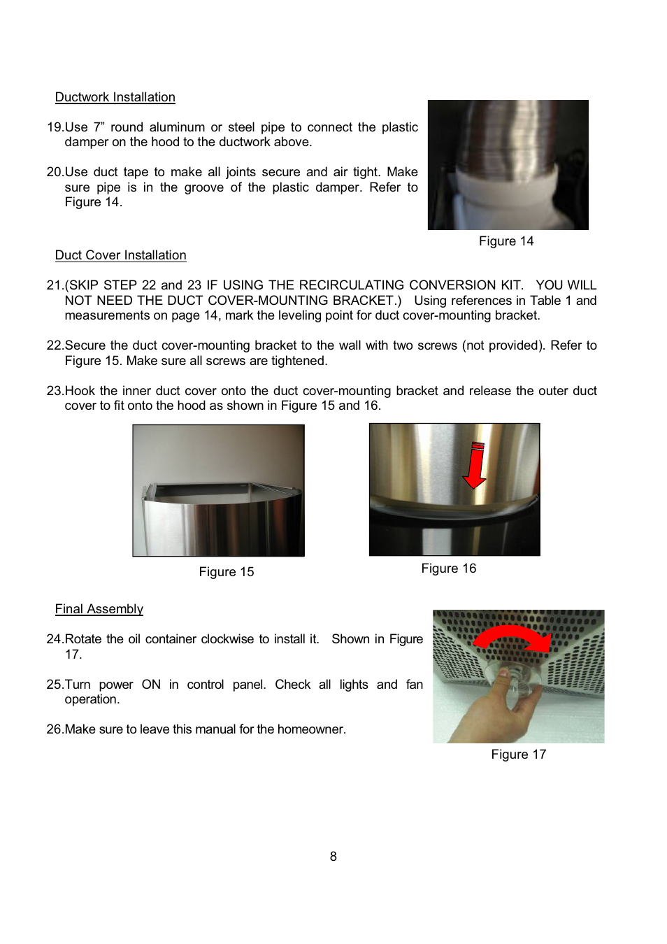 Kobe Range Hoods CX1842GS-8 User Manual | Page 10 / 75