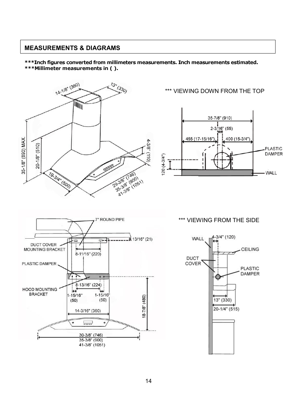 Kobe Range Hoods CX1842GS-8 User Manual | Page 16 / 75