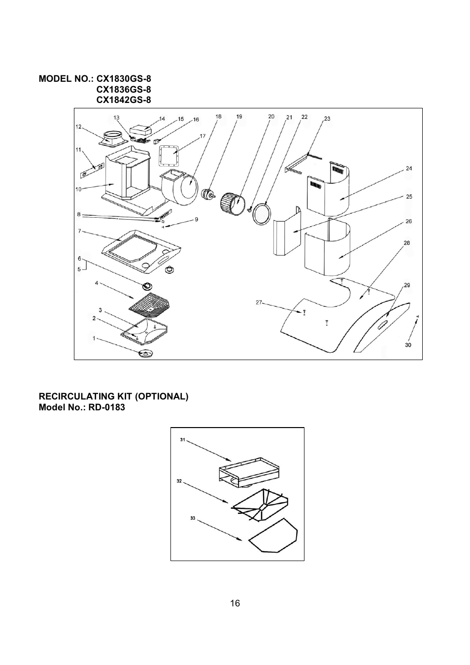Kobe Range Hoods CX1842GS-8 User Manual | Page 18 / 75
