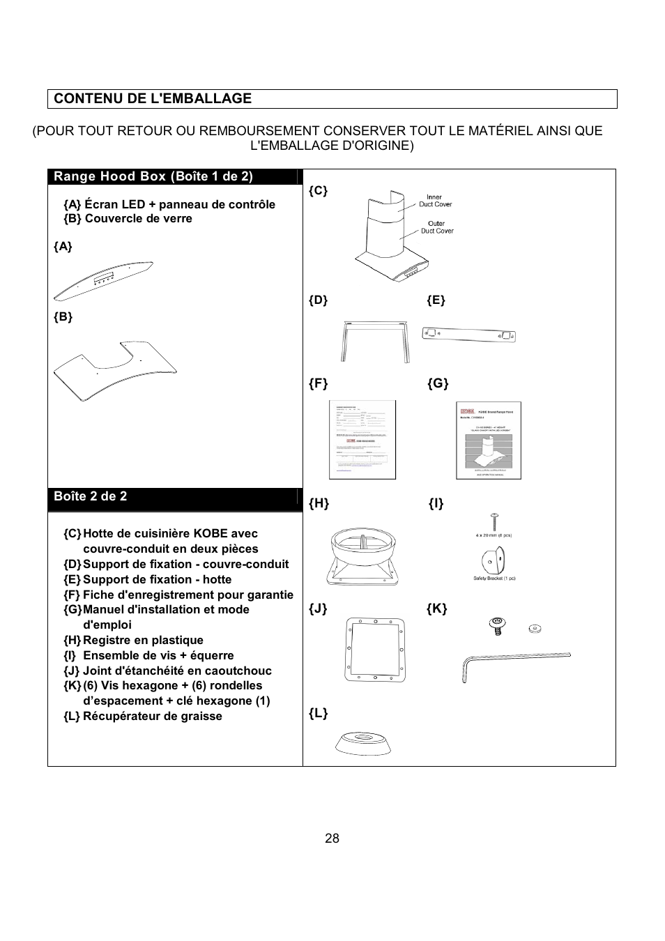 Kobe Range Hoods CX1842GS-8 User Manual | Page 30 / 75