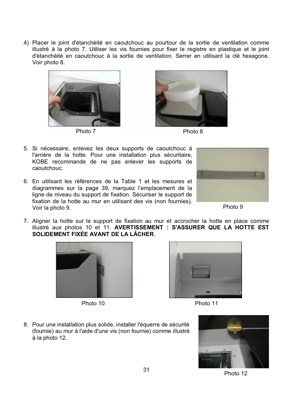 Kobe Range Hoods CX1842GS-8 User Manual | Page 33 / 75