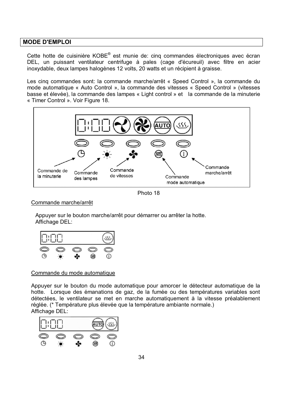Kobe Range Hoods CX1842GS-8 User Manual | Page 36 / 75