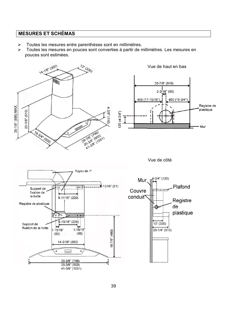 Kobe Range Hoods CX1842GS-8 User Manual | Page 41 / 75