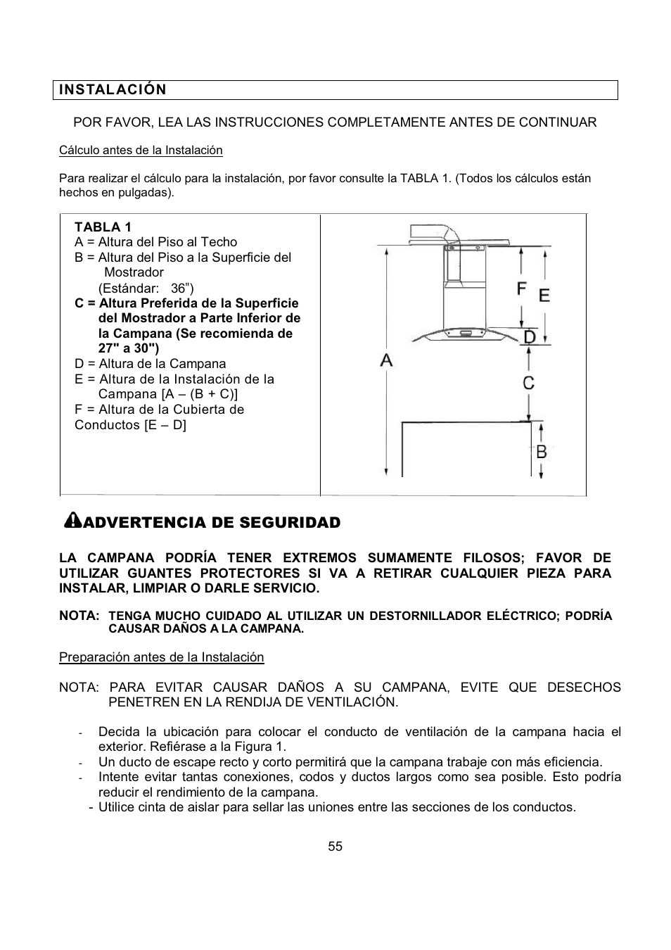 Kobe Range Hoods CX1842GS-8 User Manual | Page 56 / 75