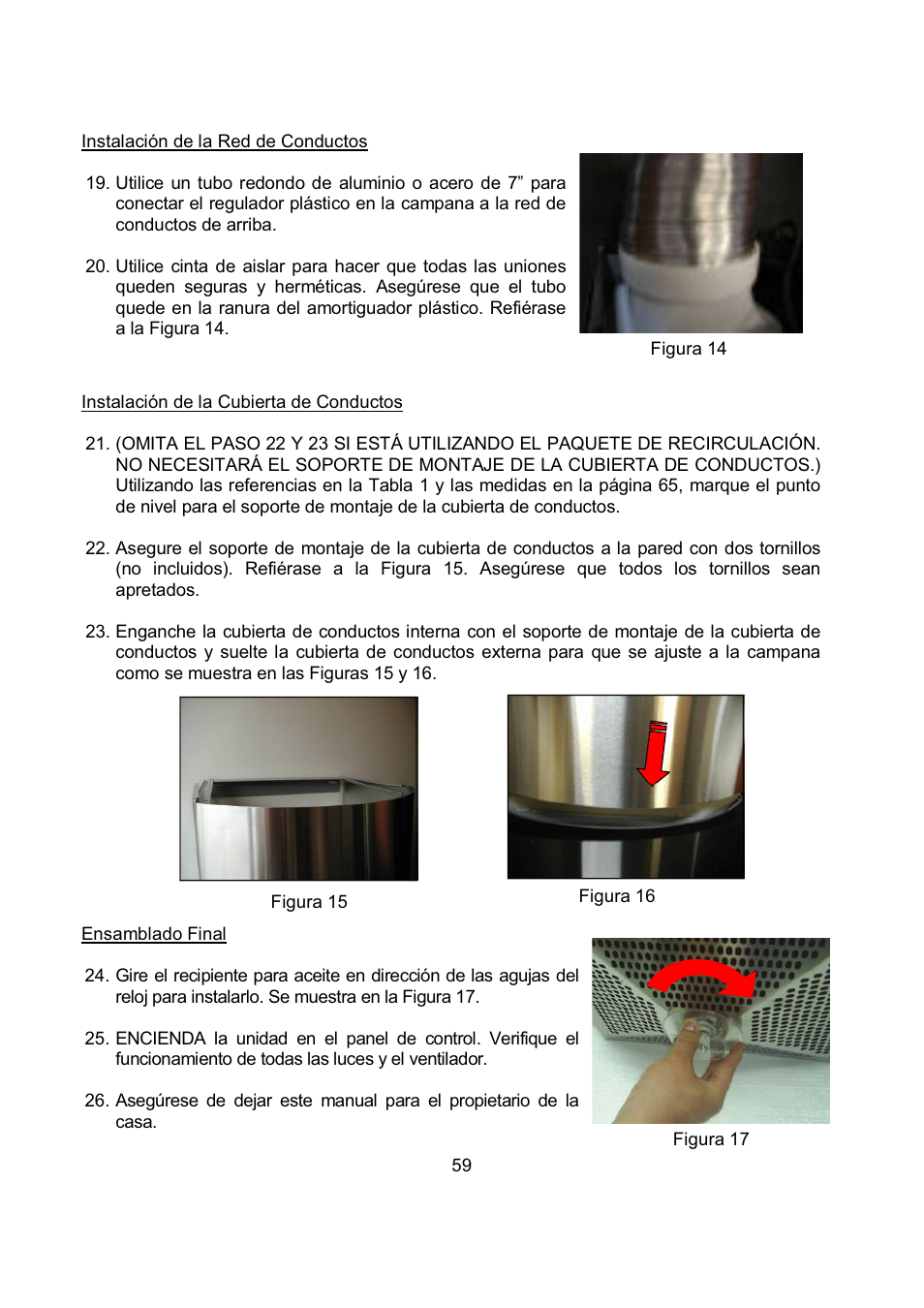 Kobe Range Hoods CX1842GS-8 User Manual | Page 60 / 75