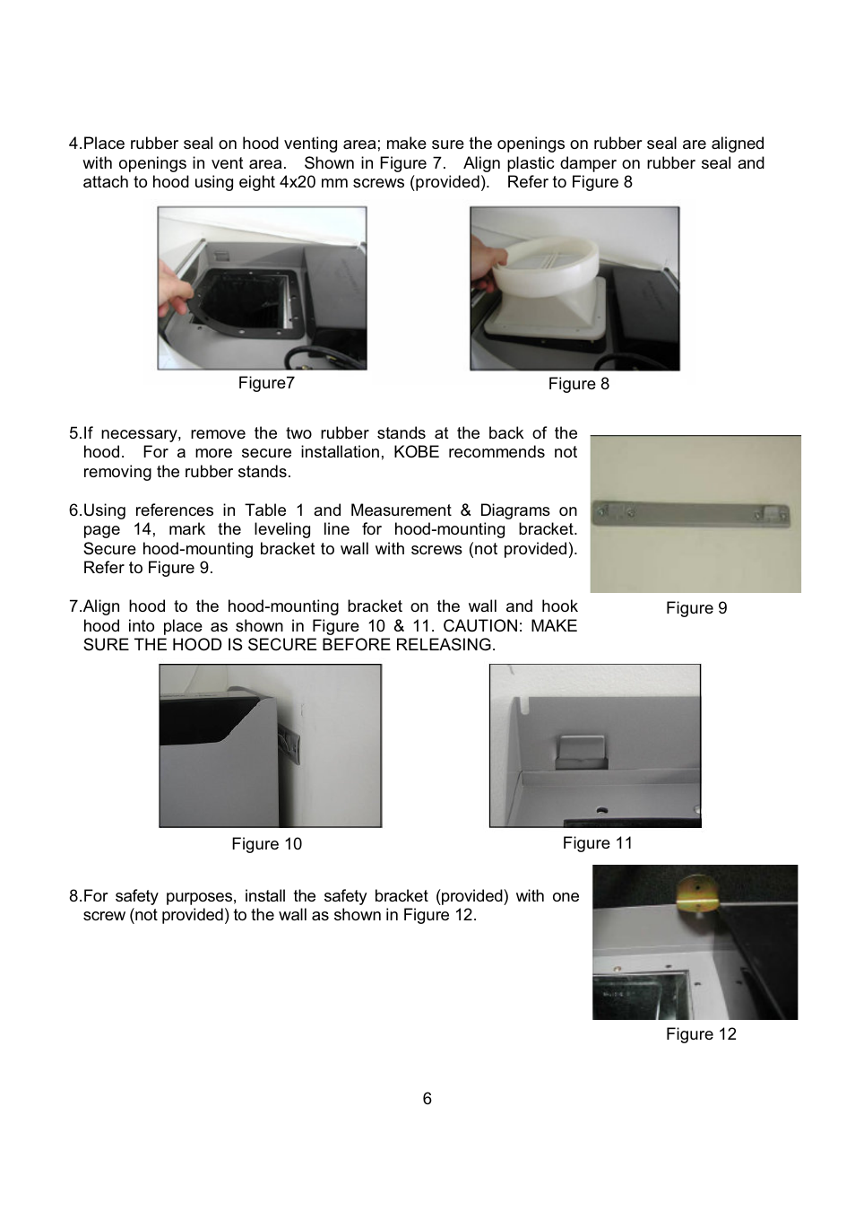 Kobe Range Hoods CX1842GS-8 User Manual | Page 8 / 75
