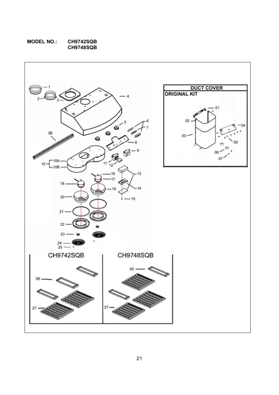 Kobe Range Hoods CH9748SQB User Manual | Page 23 / 87