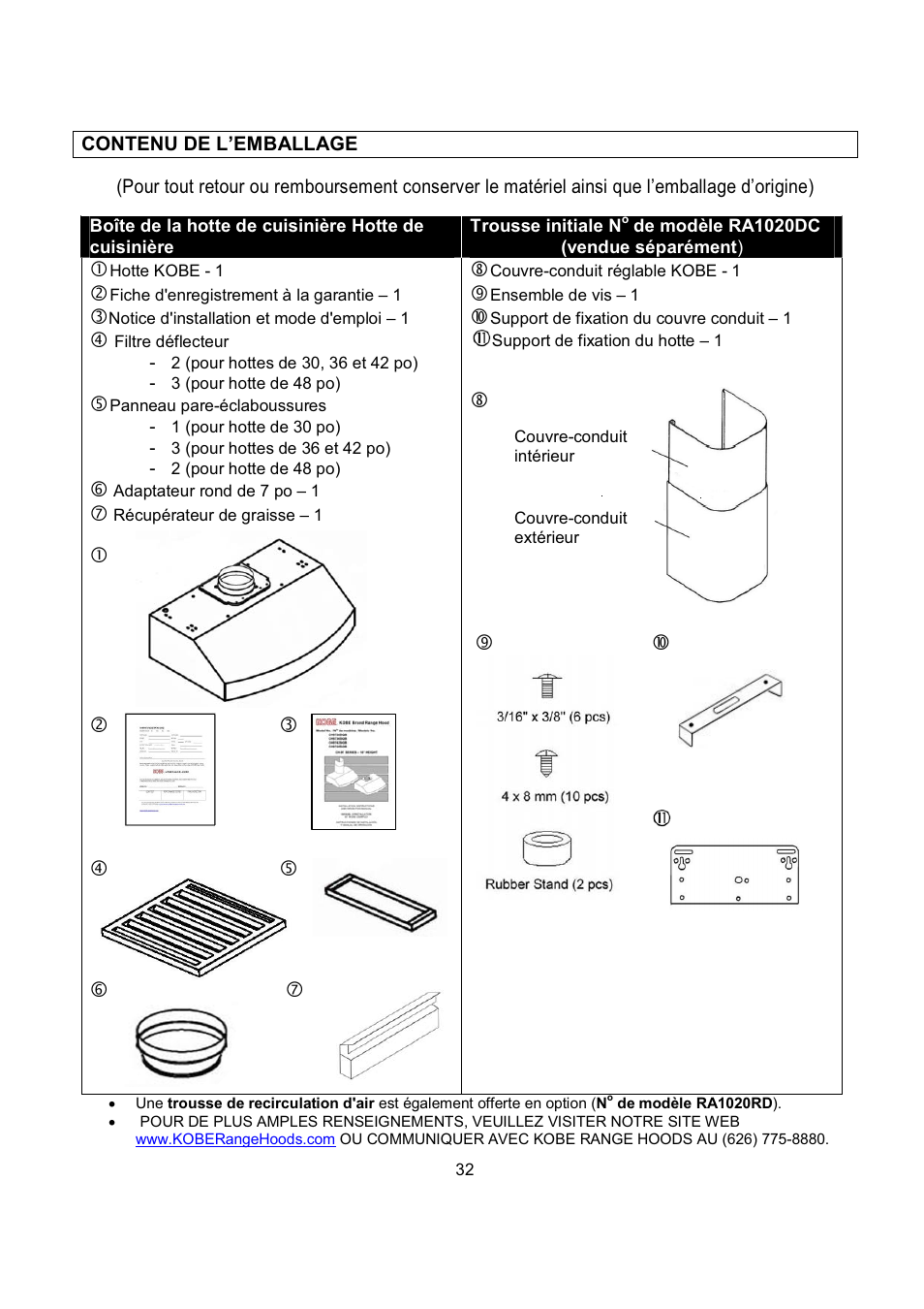 Kobe Range Hoods CH9748SQB User Manual | Page 34 / 87
