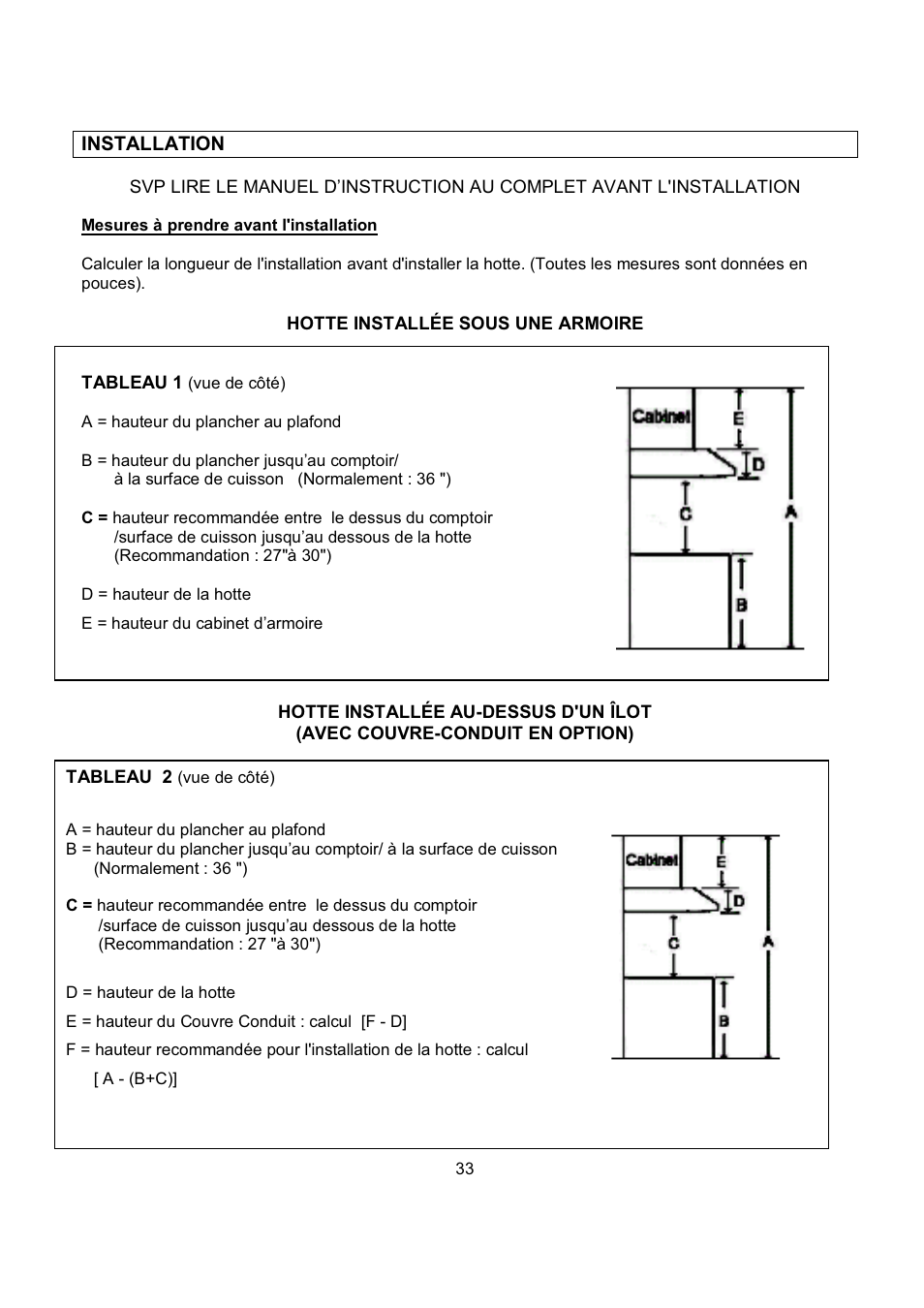 Kobe Range Hoods CH9748SQB User Manual | Page 35 / 87