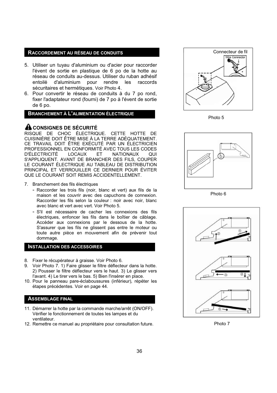 Kobe Range Hoods CH9748SQB User Manual | Page 38 / 87
