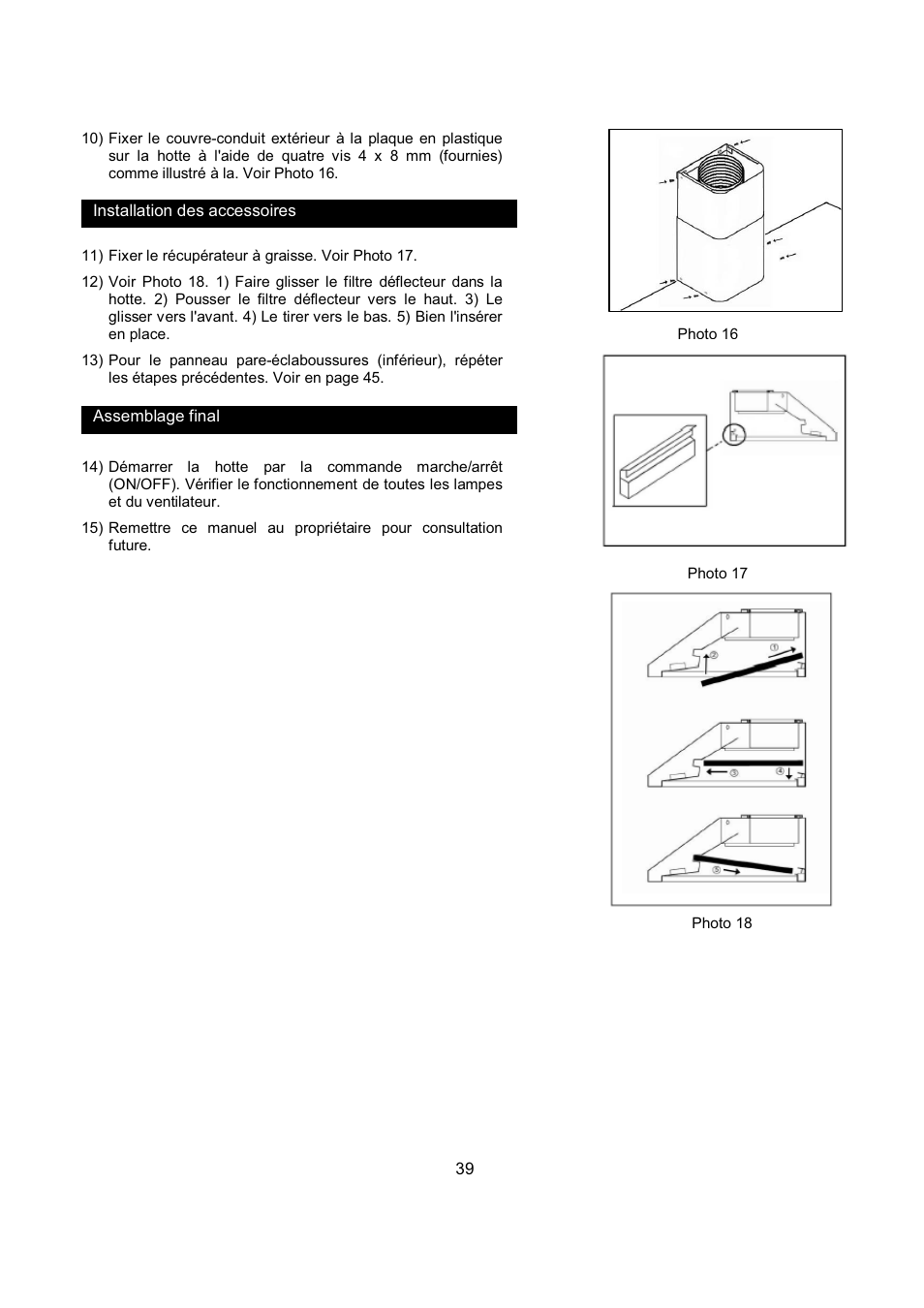 Kobe Range Hoods CH9748SQB User Manual | Page 41 / 87
