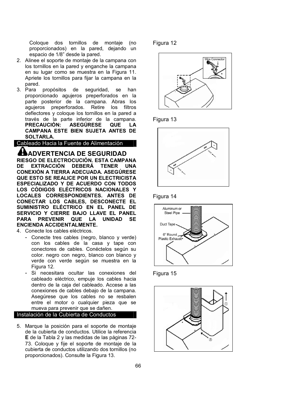 Kobe Range Hoods CH9748SQB User Manual | Page 68 / 87