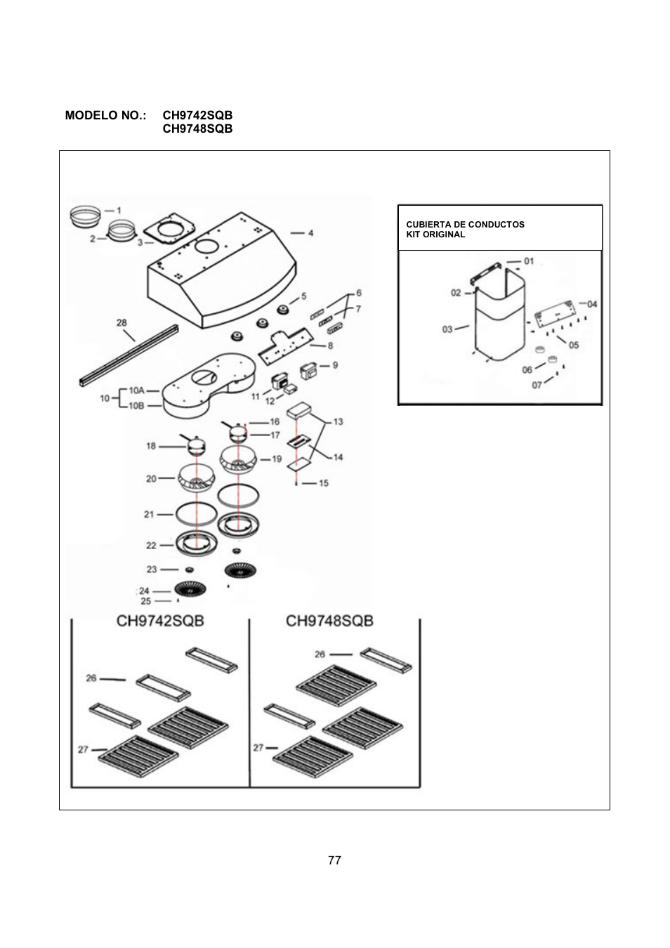 Kobe Range Hoods CH9748SQB User Manual | Page 79 / 87