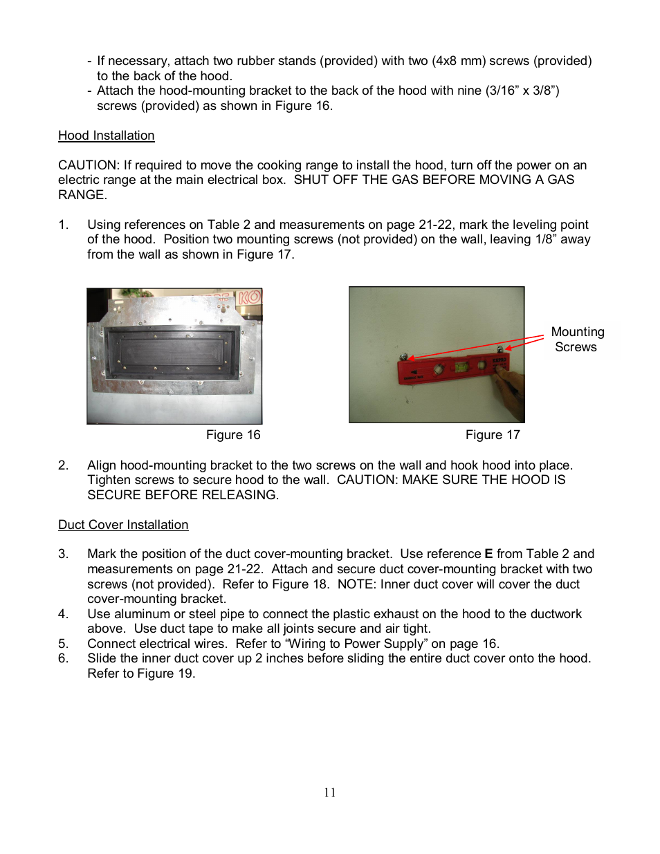 Kobe Range Hoods CH2236SQ User Manual | Page 13 / 31