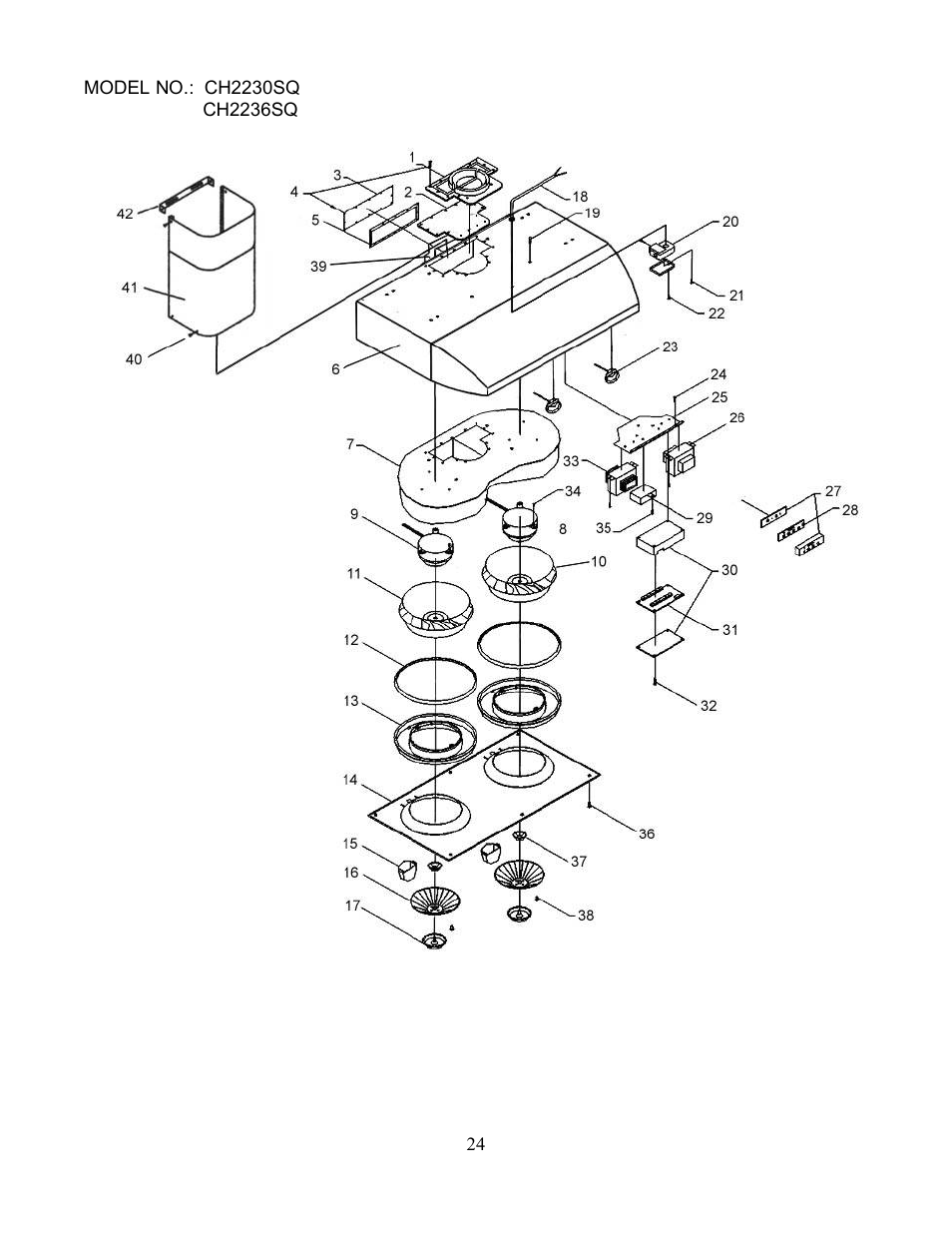 Kobe Range Hoods CH2236SQ User Manual | Page 26 / 31