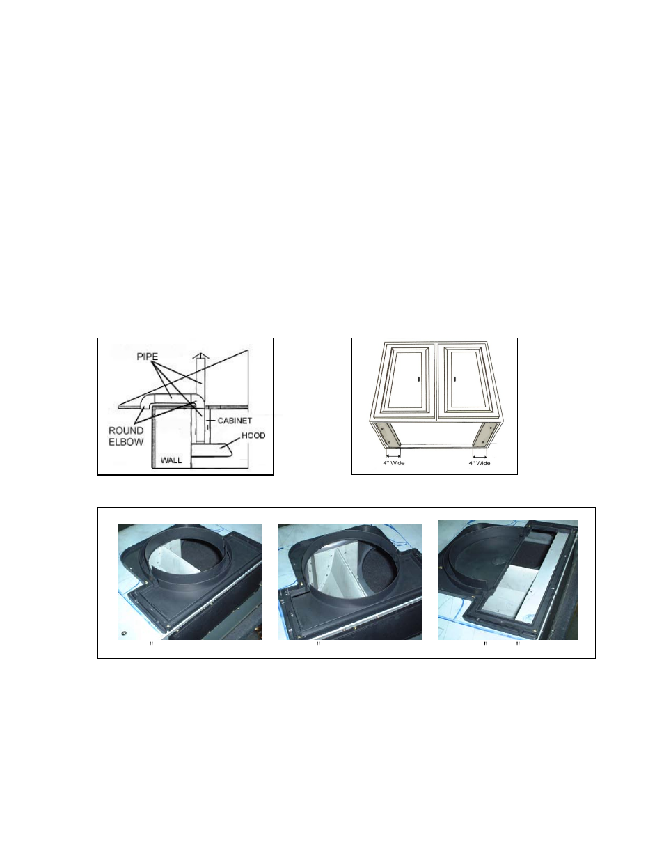 Under the cabinet installation – top vent | Kobe Range Hoods CH7948SQB User Manual | Page 9 / 102