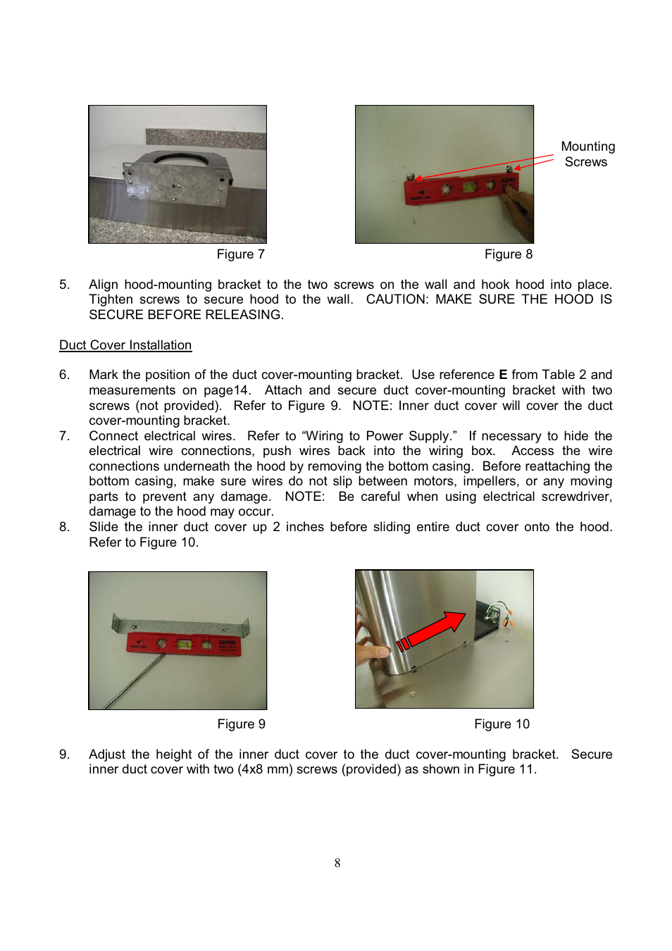 Kobe Range Hoods RA3836SQD User Manual | Page 10 / 75