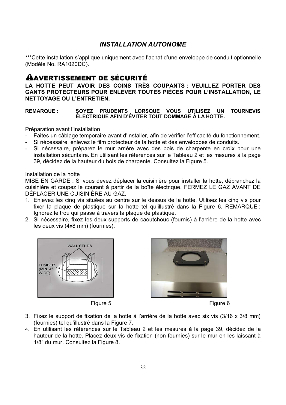 Kobe Range Hoods RA3836SQD User Manual | Page 34 / 75
