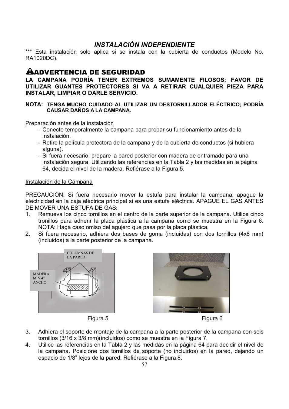 Kobe Range Hoods RA3836SQD User Manual | Page 59 / 75