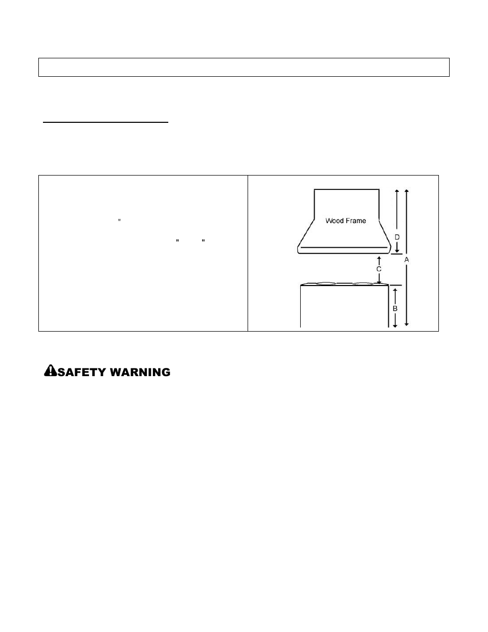Safety warning | Kobe Range Hoods IN-026 SERIES User Manual | Page 6 / 25