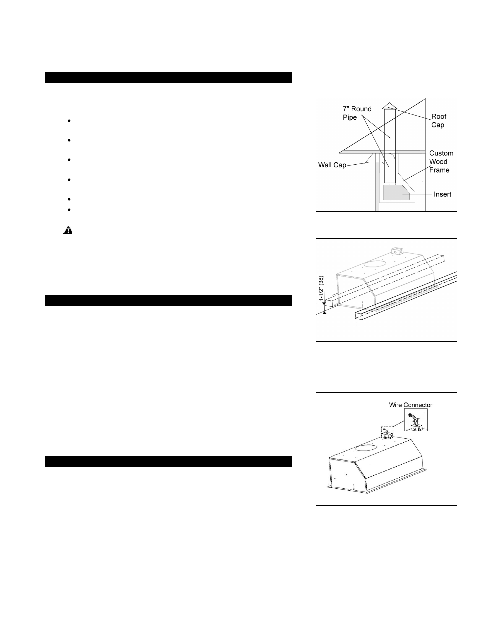 Caution | Kobe Range Hoods IN-026 SERIES User Manual | Page 7 / 25