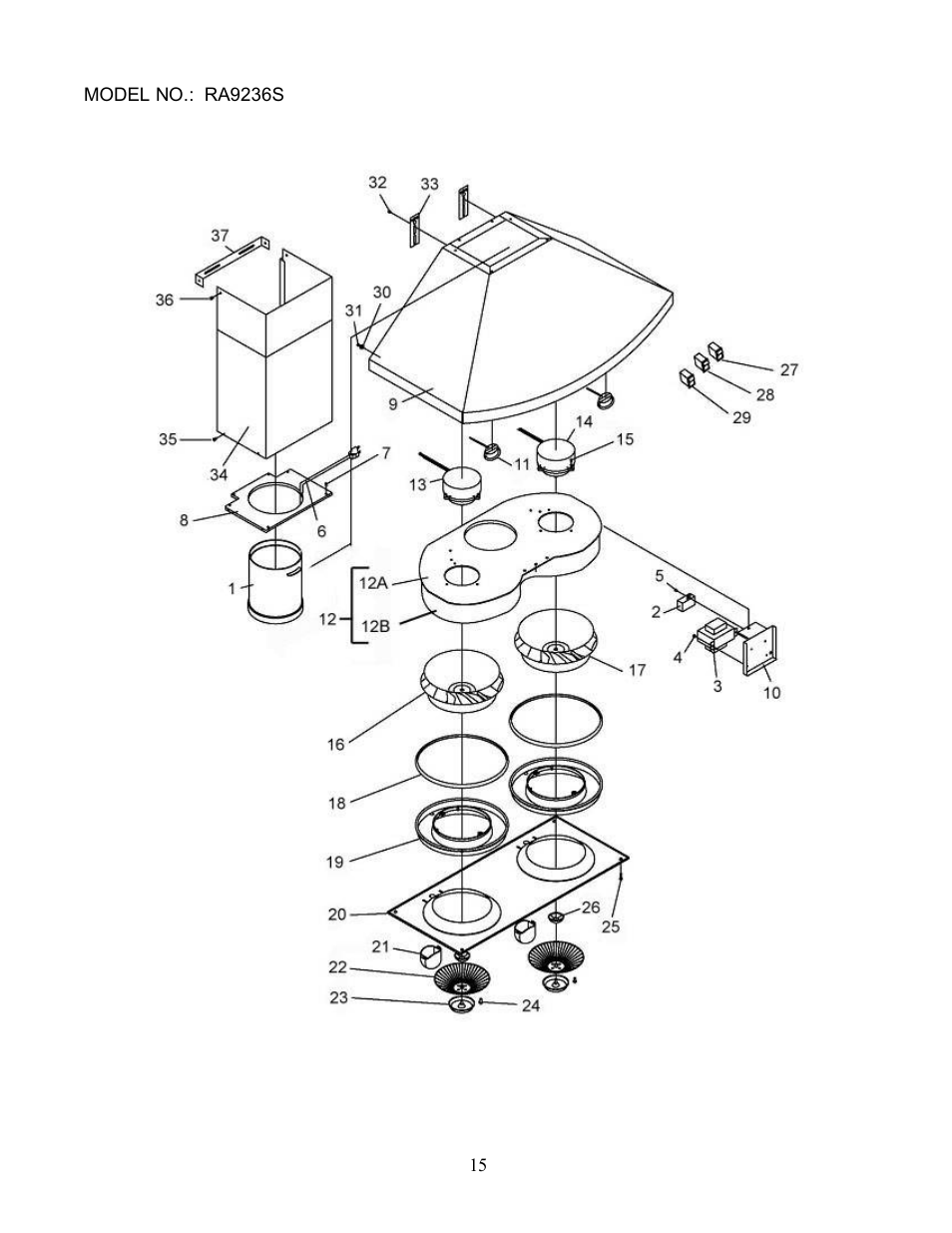 Kobe Range Hoods RA9236S User Manual | Page 17 / 22