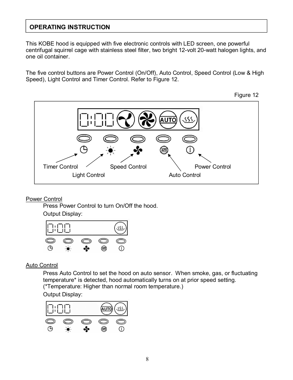 Kobe Range Hoods CX-183 User Manual | Page 10 / 22