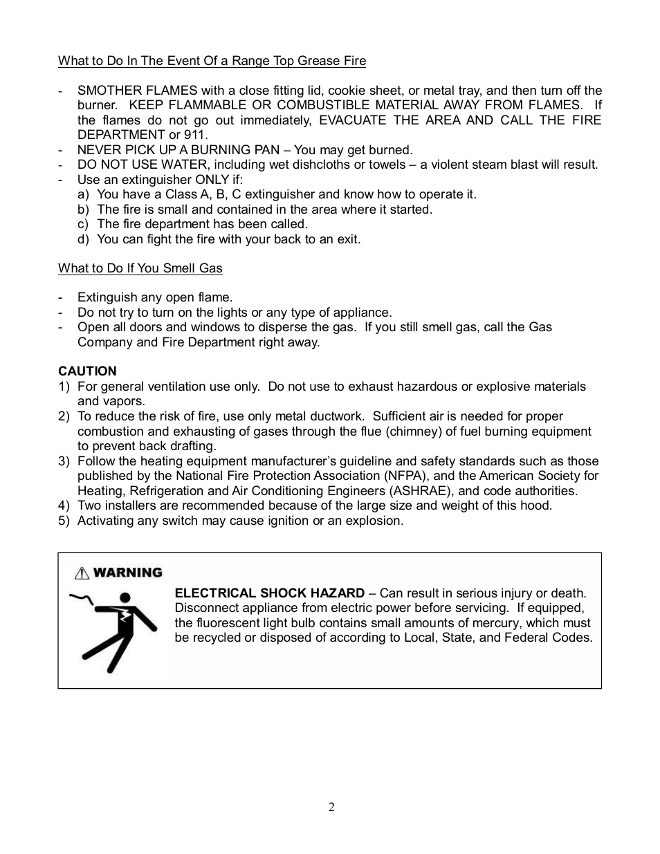 Kobe Range Hoods CX-183 User Manual | Page 4 / 22