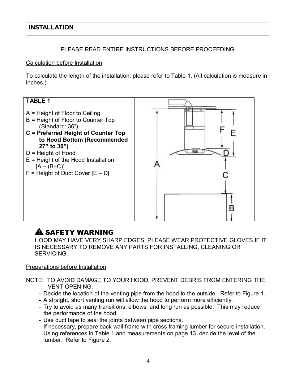 Kobe Range Hoods CX-183 User Manual | Page 6 / 22