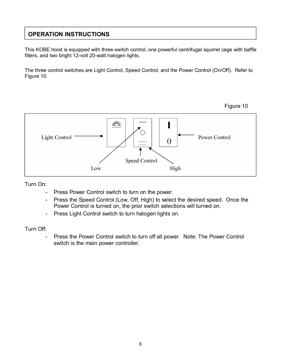 Kobe Range Hoods RA2836SB User Manual | Page 10 / 19