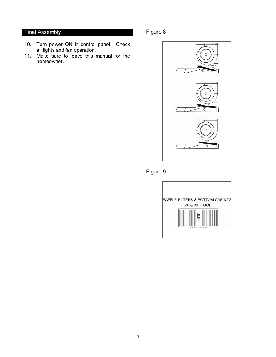 Kobe Range Hoods RA2836SB User Manual | Page 9 / 19