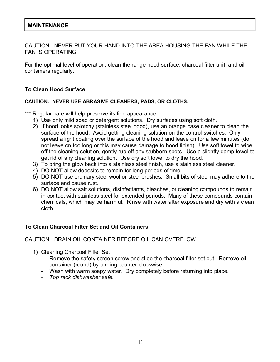 Kobe Range Hoods RA3830SQD User Manual | Page 13 / 23