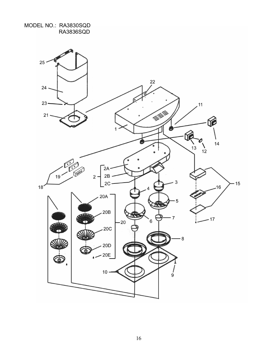 Kobe Range Hoods RA3830SQD User Manual | Page 18 / 23