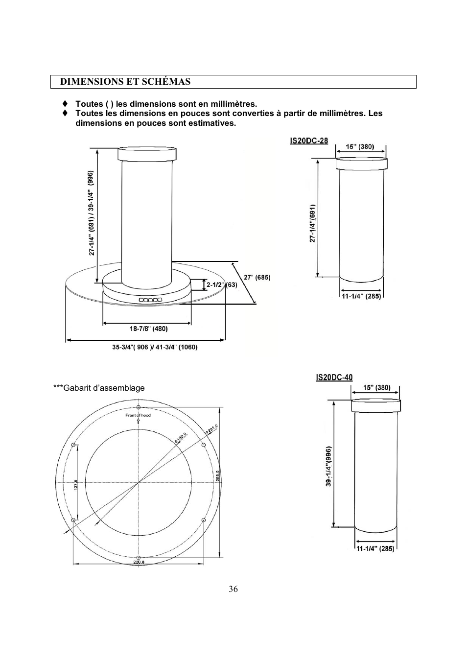 Kobe Range Hoods IS2036GS User Manual | Page 38 / 72
